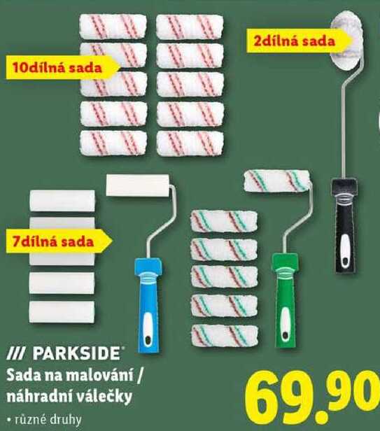 Sada na malování/náhradní válečky