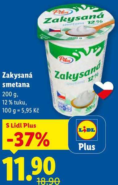 Zakysaná smetana, 200 g 