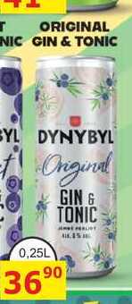 DYNYBYL ORIGINAL GIN & TONIC 0,25L míchaný drink
