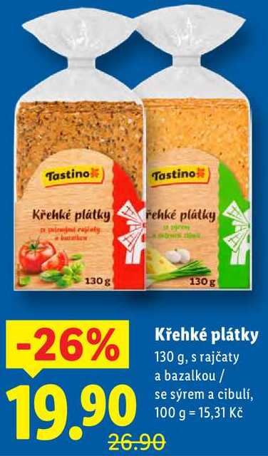 Křehké plátky, 130 g