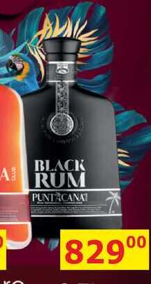 PUNTACANA BLACK RUM 0,7l