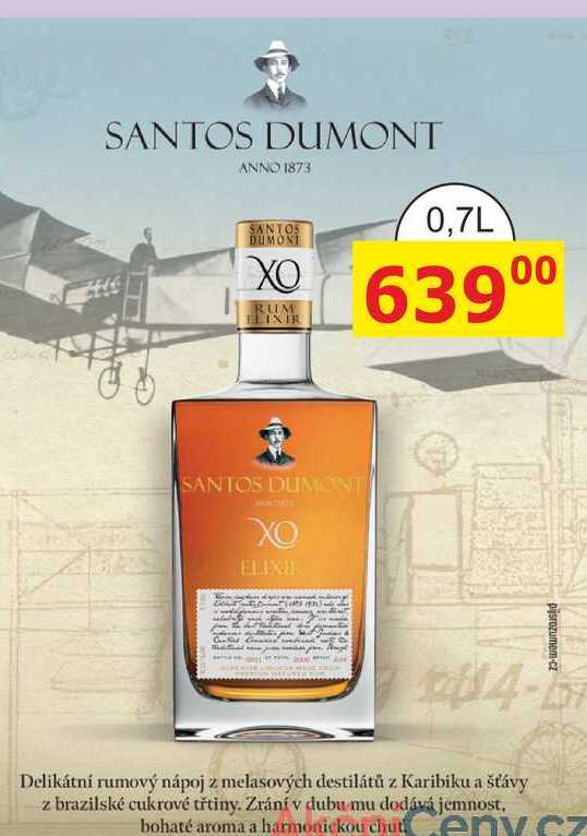 SANTOS DUMONT XO RUM ELIXIR 0,7L 