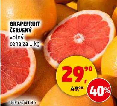 GRAPEFRUIT ČERVENÝ, 1 kg 