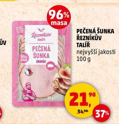 PEČENÁ ŠUNKA ŘEZNÍKŮV TALÍŘ, 100 g