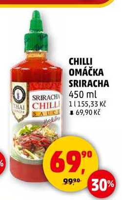 CHILLI OMÁČKA SRIRACHA, 450 ml 