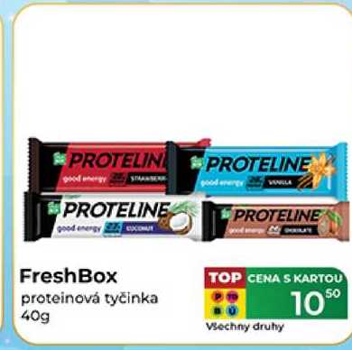 FreshBox proteinová tyčinka 40g 