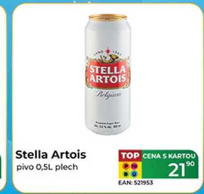 Stella Artois pivo 0,5L plech 