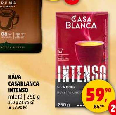 KÁVA CASABLANCA INTENSO mletá, 250 g 