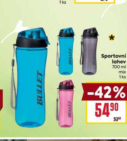 Sportovní lahev 700 ml mix 1ks