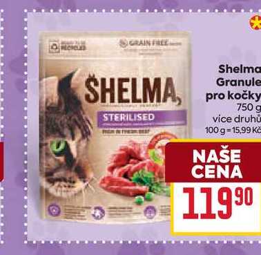 Shelma Granule pro kočky 750 g