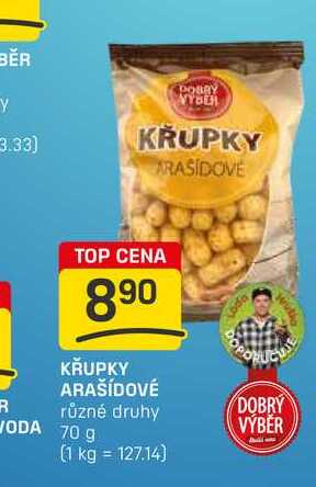 KŘUPKY ARAŠÍDOVÉ 70g