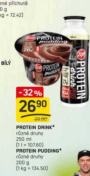 PROTEIN PUDDING různé druhy 200 g