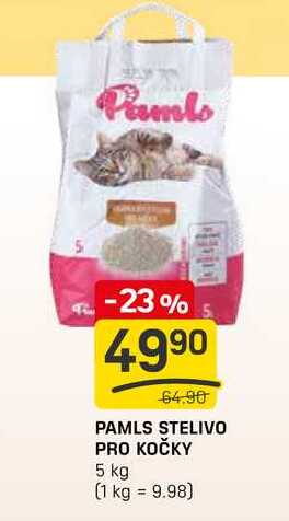 PAMLS STELIVO PRO KOČKY 5 kg 