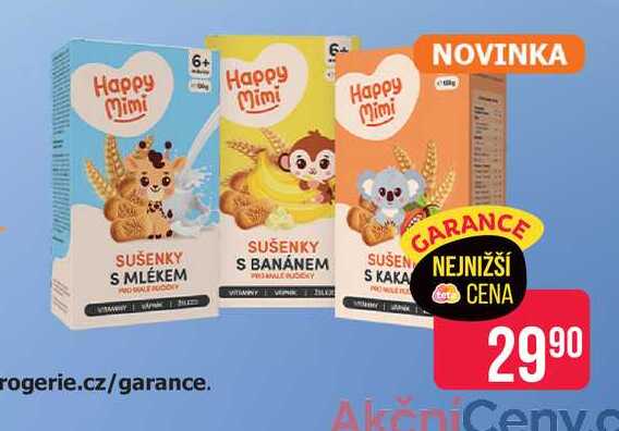 Happy Mimi SUŠENKY S MLÉKEM Teta drogerie