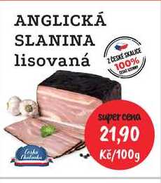 ANGLICKÁ SLANINA lisovaná 100g 