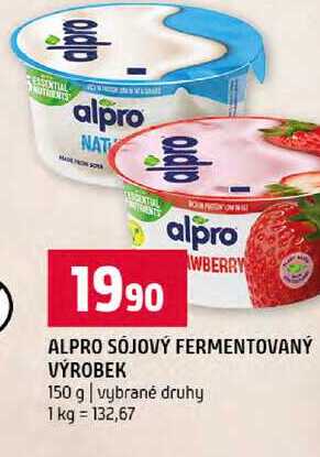 ALPRO SÓJOVÝ FERMENTOVANÝ VÝROBEK 150 g vybrané druhy 