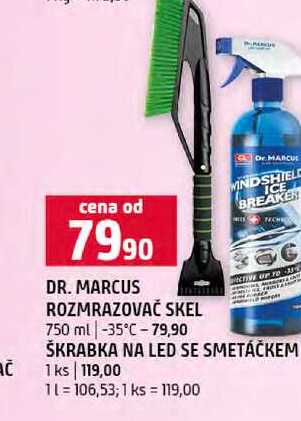 DR. MARCUS ROZMRAZOVAČ SKEL 750 ml ŠKRABKA NA LED SE SMETÁČKEM Terno