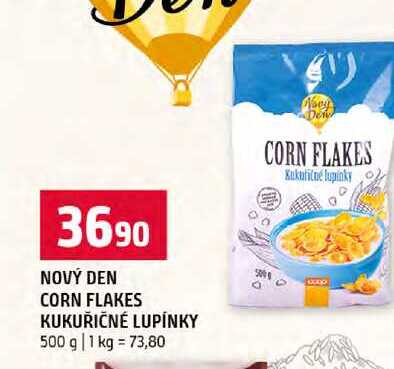 NOVÝ DEN CORN FLAKES KUKUŘIČNÉ LUPÍNKY 500 g 