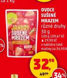 OVOCE SUŠENÉ MRAZEM, 30 g