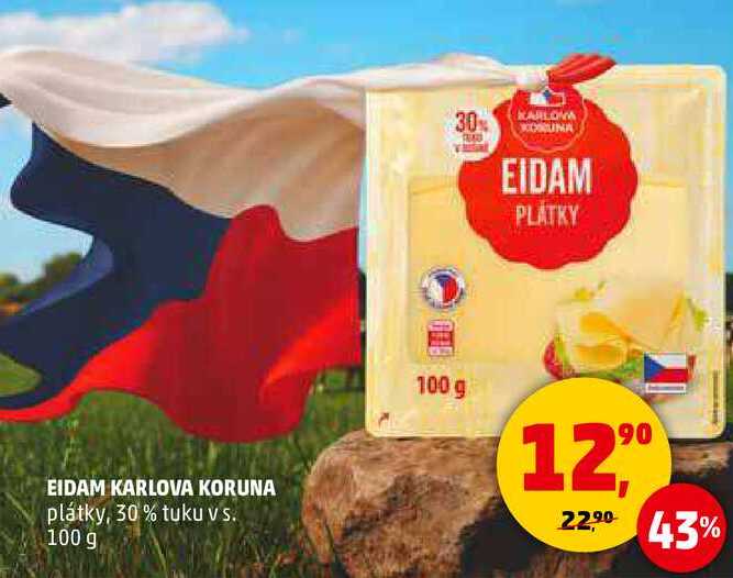 EIDAM KARLOVA KORUNA, 100 g 