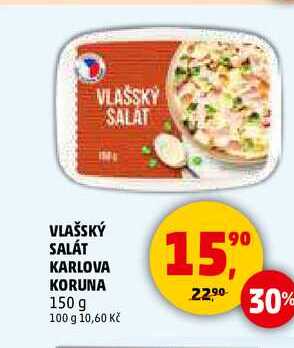 VLAŠSKÝ SALÁT KARLOVA KORUNA, 150 g 