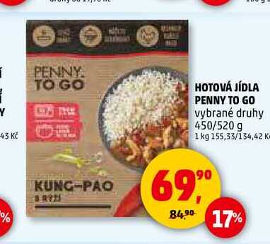 HOTOVÁ JÍDLA PENNY TO GO, 450 g