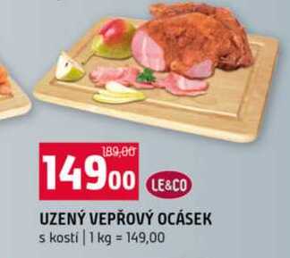 UZENÝ VEPŘOVÝ OCÁSEK s kosti 1 kg