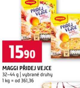 MAGGI PŘIDEJ VEJCE 32-44 g vybrané druhy