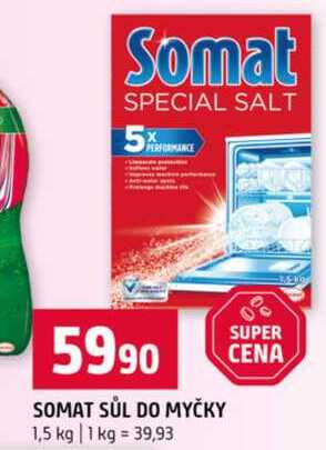SOMAT SŮL DO MYČKY 1,5 kg