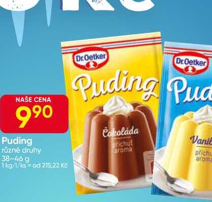 Dr. Oetker Puding s příchutí 38g