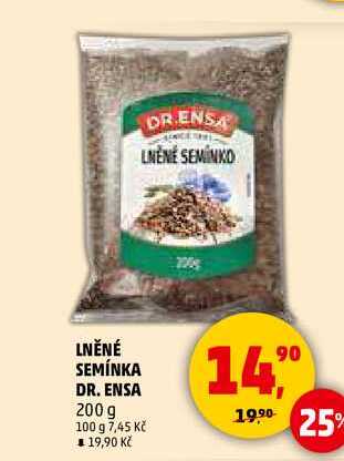 LNĚNÉ SEMÍNKA DR. ENSA, 200 g 