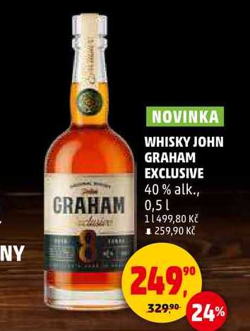 WHISKY JOHN GRAHAM EXCLUSIVE, 0,5 l