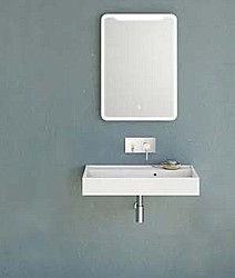 ZRCADLO S LED SVĚTLEM SORRENT 50 × 70 CM