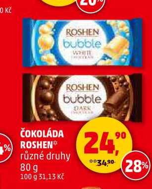 ČOKOLÁDA ROSHEN, 80 g