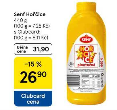 Senf Hořčice, 440 g