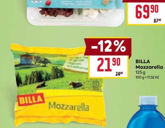 BILLA Mozzarella 125 g 