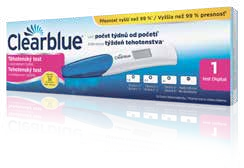 CLEARBLUE DIGITAL PREGNANCY TEST – Těhotenský test digitální s ukazatelem týdnů, 1 ks