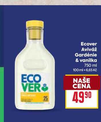 Ecover Aviváž Gardénie & vanilka 750 ml