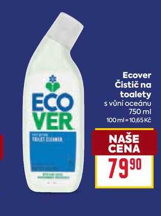 Ecover Čistič na toalety s vůní oceánu 750 ml