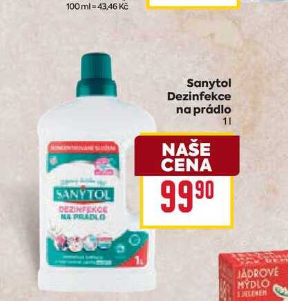 Sanytol Dezinfekce na prádlo 1l