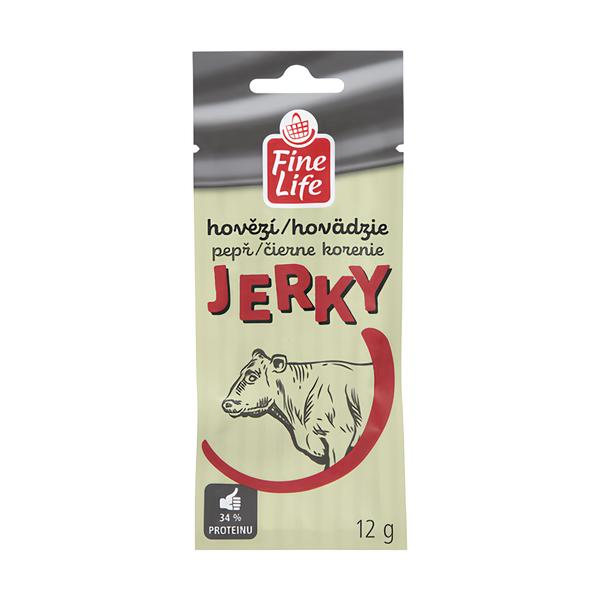 Fine Life Jerky hovězí pepřové