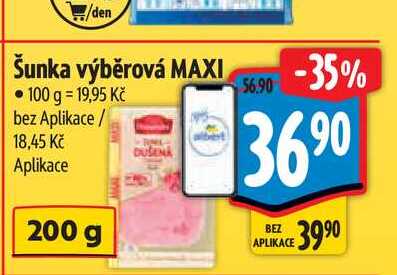  Šunka výběrová MAXI 100 g 