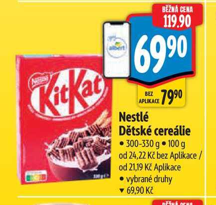   Nestlé Dětské cereálie 300-330 g 