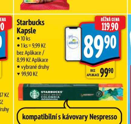  Starbucks Kapsle 10 ks  