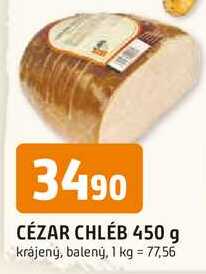 CÉZAR CHLÉB 450 g krájený, balený