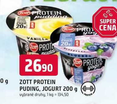 ZOTT PROTEIN PUDING, JOGURT 200 g 