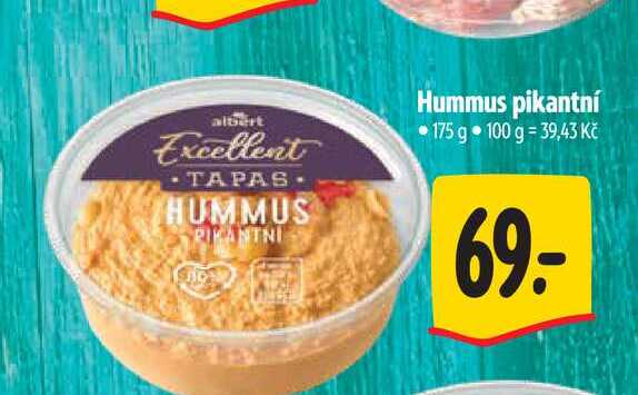  Hummus pikantní 175 g 