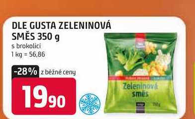 DLE GUSTA ZELENINOVÁ SMĚS 350 g s brokolici 