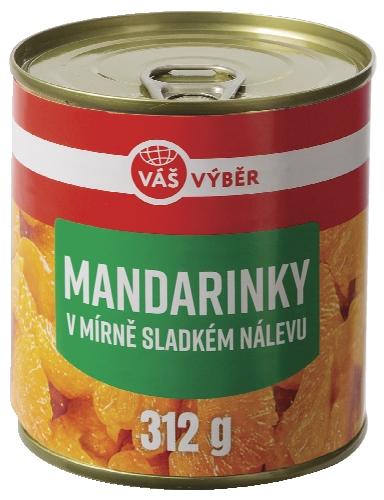 VÁŠ VÝBĚR Mandarinky, 175 g