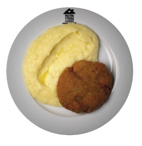 Holandský řízek s bramborovou kaší